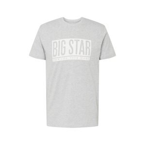 Big Star Tričko 'CIESZBIR'  sivá / biela