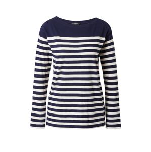 Lauren Ralph Lauren Tričko 'BASTRY'  krémová / námornícka modrá