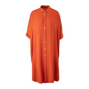 QS by s.Oliver Košeľové šaty  oranžová / tmavooranžová