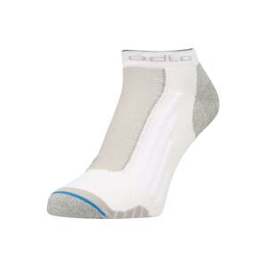 ODLO Športové ponožky  biela / sivá