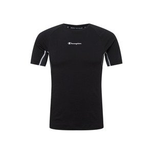 Champion Authentic Athletic Apparel Funkčné tričko  čierna / biela / tmavosivá