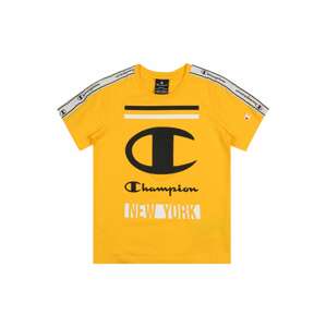 Champion Authentic Athletic Apparel Tričko  zlatá žltá / čierna / biela