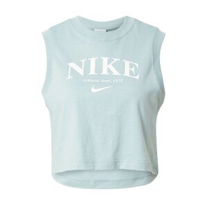 Nike Sportswear Top  pastelovo modrá / biela