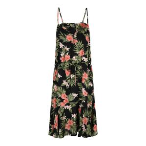 Pieces Tall Letné šaty 'NYA'  čierna / zelená / ružová / koralová