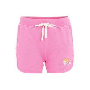 RIP CURL Športové nohavice  ružová / biela / pastelovo zelená / oranžová