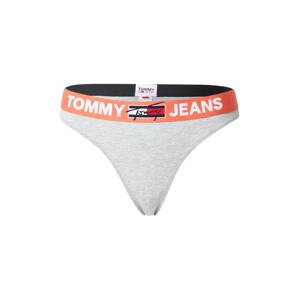 Tommy Hilfiger Underwear Tangá  sivá / červená / čierna / biela
