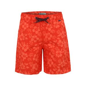 BLEND Plavecké šortky  červená / koralová