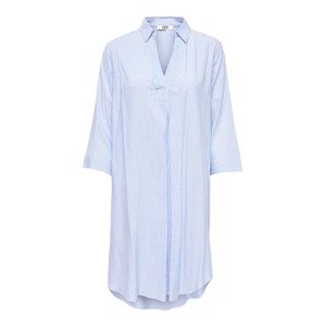 JDY Košeľové šaty 'Harbour'  biela / modrá