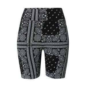 Champion Authentic Athletic Apparel Športové nohavice 'Biker Pants'  čierna / biela