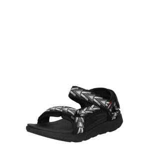 Rieker Evolution Trekingové sandále  čierna / biela / sivá