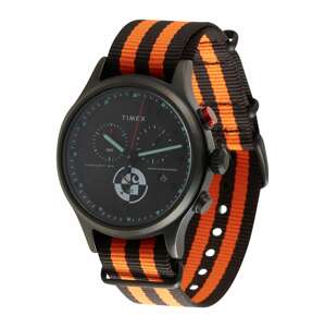 Carhartt WIP Analógové hodinky  čierna / oranžová