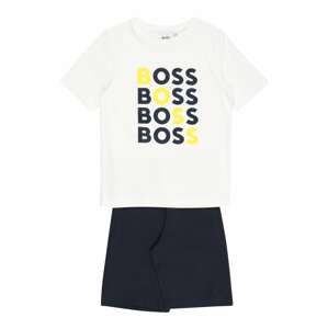 BOSS Kidswear Set  tmavomodrá / žltá / biela