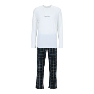 Calvin Klein Underwear Dlhé pyžamo  námornícka modrá / čierna / biela