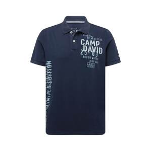 CAMP DAVID Tričko  námornícka modrá / svetlomodrá