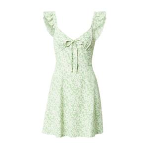 Dorothy Perkins Šaty  pastelovo zelená / šedobiela
