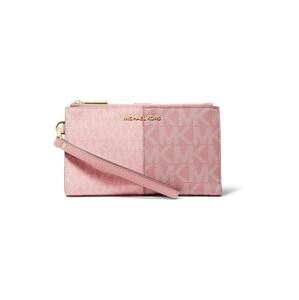 MICHAEL Michael Kors Peňaženka 'Wristlet'  rosé / ružová / biela