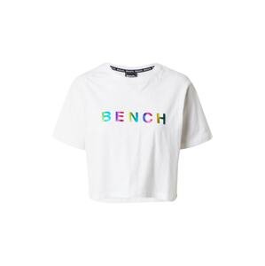 BENCH Tričko 'ELISON'  biela / zmiešané farby
