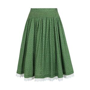ALMSACH Krojová sukňa  tmavomodrá / zelená / vínovo červená