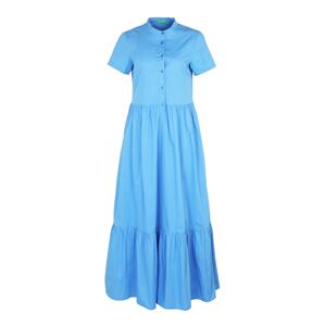 UNITED COLORS OF BENETTON Košeľové šaty  nebesky modrá