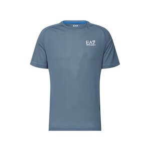 EA7 Emporio Armani Funkčné tričko  modrosivá / marhuľová