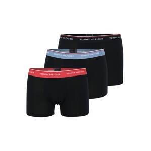 Tommy Hilfiger Underwear Boxerky  čierna / červená / biela / svetlomodrá