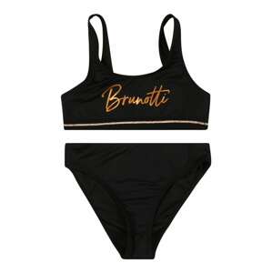 Brunotti Kids Športové plavky  zlatá / čierna