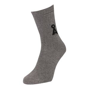ARMEDANGELS Ponožky 'SAAMU'  sivá melírovaná / čierna
