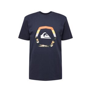 QUIKSILVER Funkčné tričko 'UPRISE'  námornícka modrá / farba ťavej srsti / svetložltá / biela / čierna