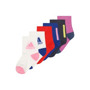 ADIDAS PERFORMANCE Športové ponožky  modrá / ružová / červená / biela