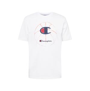 Champion Authentic Athletic Apparel Tričko  biela / tmavomodrá / jasne červená