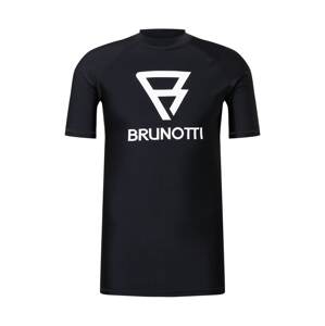 BRUNOTTI Funkčné tričko 'Surflino'  čierna / biela