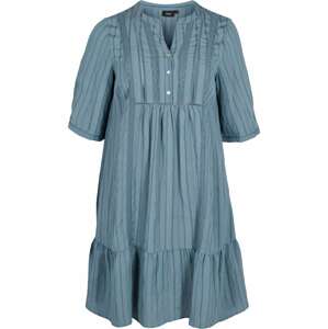 Zizzi Košeľové šaty 'MGITTE'  modrosivá