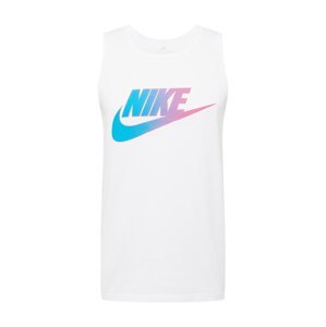 Nike Sportswear Tričko  nebesky modrá / ružová / biela