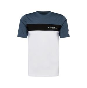 RIP CURL Funkčné tričko  modrosivá / biela / čierna