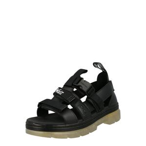 Dr. Martens Trekingové sandále 'PEARSON'  čierna / biela