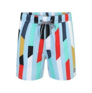 SAXX Surferské šortky  námornícka modrá / tyrkysová / svetlomodrá / červená / biela