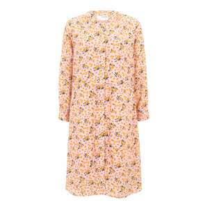 Selected Femme Tall Košeľové šaty 'DAMINA'  tmavooranžová / pastelovo ružová / čierna