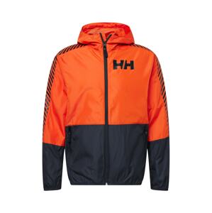 HELLY HANSEN Outdoorová bunda  tmavomodrá / oranžová