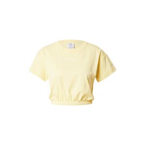 Champion Authentic Athletic Apparel Funkčné tričko  biela / pastelovo žltá
