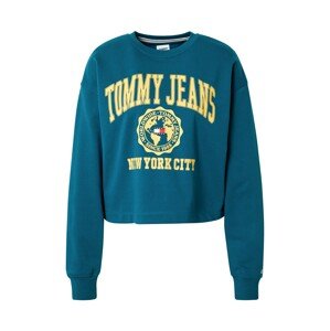 Tommy Jeans Mikina  modrá / zmiešané farby
