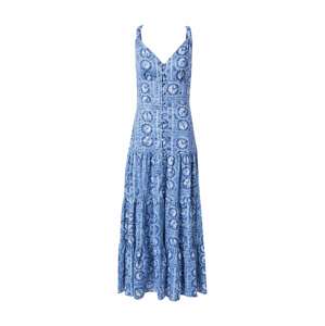 Lauren Ralph Lauren Košeľové šaty 'WALVIA'  modrá / svetlomodrá / biela