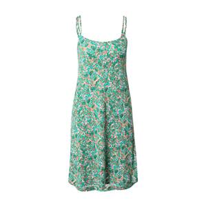 EDC BY ESPRIT Letné šaty  karamelová / zelená / svetloružová / biela
