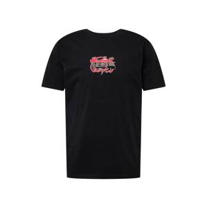 QUIKSILVER Funkčné tričko 'VECNAS LAIR'  svetločervená / čierna / biela