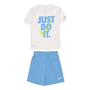 Nike Sportswear Joggingová súprava  biela / limetková / azúrová