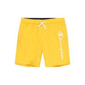 Champion Authentic Athletic Apparel Plavecké šortky  žltá / biela