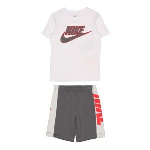 Nike Sportswear Set  sivá / biela / červená
