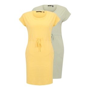 Vero Moda Petite Šaty 'APRIL'  žltá / pastelovo zelená