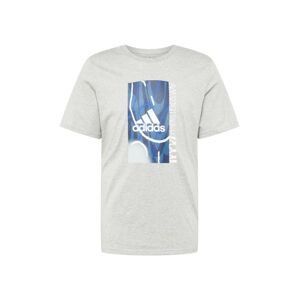 ADIDAS SPORTSWEAR Funkčné tričko  modrá / sivá / biela