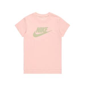Nike Sportswear Tričko  olivová / pastelovo ružová