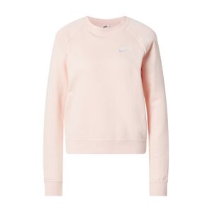 Nike Sportswear Mikina  pastelovo ružová / biela